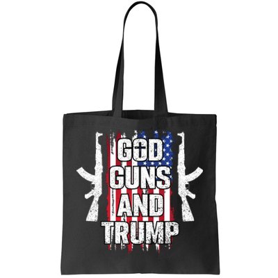 God Guns And Trump 2024 Tote Bag