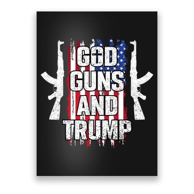 God Guns And Trump 2024 Poster