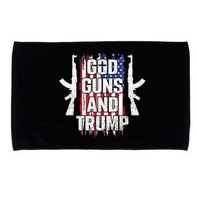 God Guns And Trump 2024 Microfiber Hand Towel