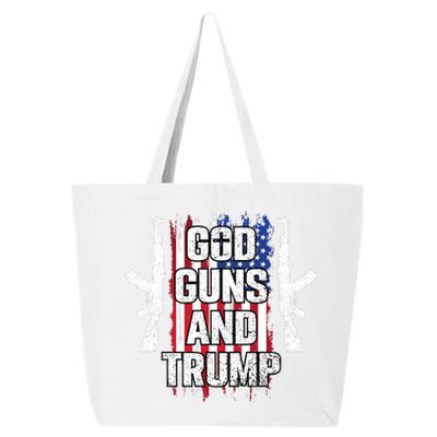 God Guns And Trump 2024 25L Jumbo Tote