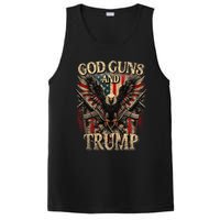 God Guns And Trump 2nd Amendment Flag Eagle American Flag PosiCharge Competitor Tank