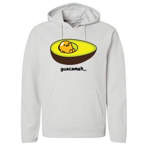 Gudetama Guacameh Avocado Guacamole Performance Fleece Hoodie