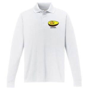 Gudetama Guacameh Avocado Guacamole Performance Long Sleeve Polo