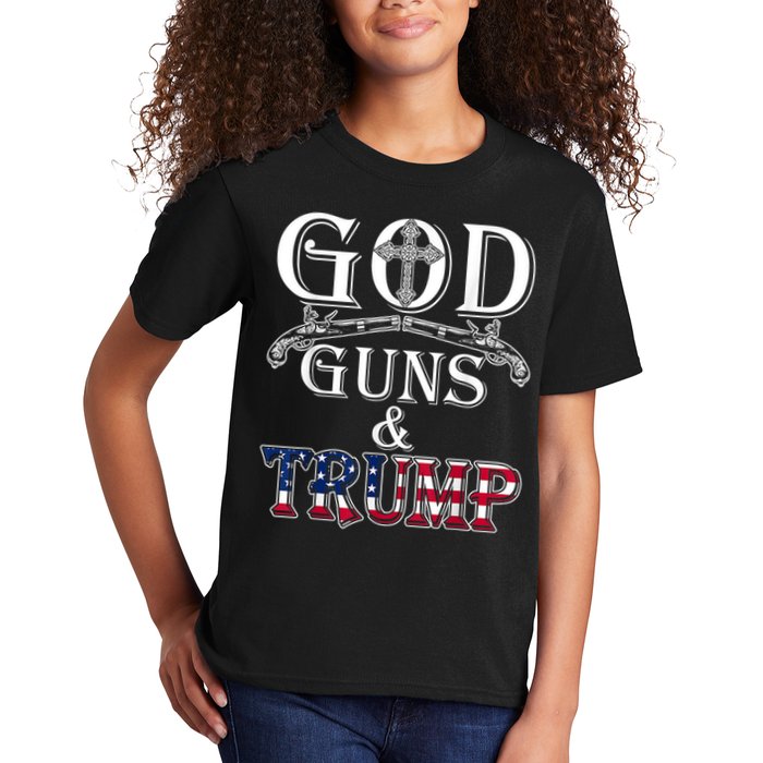 God Guns And Trump Kids T-Shirt