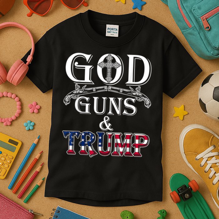 God Guns And Trump Kids T-Shirt