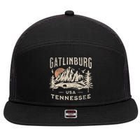 Gatlinburg 7 Panel Mesh Trucker Snapback Hat