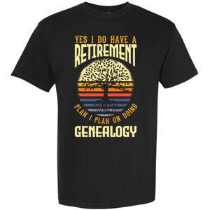 Genealogy Genealogist Ancestry Retiree Garment-Dyed Heavyweight T-Shirt