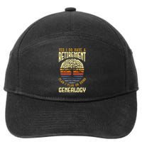 Genealogy Genealogist Ancestry Retiree 7-Panel Snapback Hat