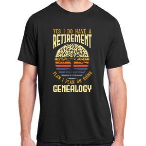 Genealogy Genealogist Ancestry Retiree Adult ChromaSoft Performance T-Shirt