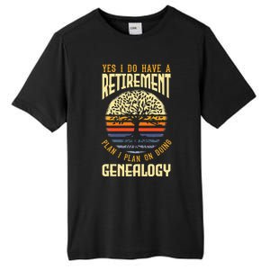 Genealogy Genealogist Ancestry Retiree Tall Fusion ChromaSoft Performance T-Shirt