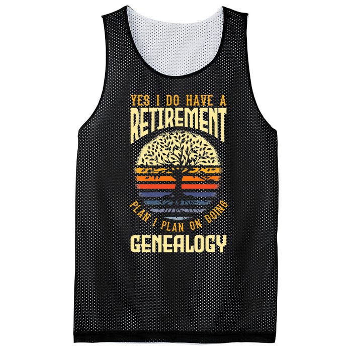 Genealogy Genealogist Ancestry Retiree Mesh Reversible Basketball Jersey Tank