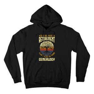 Genealogy Genealogist Ancestry Retiree Tall Hoodie