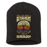 Genealogy Genealogist Ancestry Retiree Short Acrylic Beanie