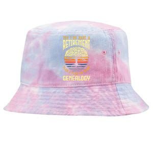 Genealogy Genealogist Ancestry Retiree Tie-Dyed Bucket Hat