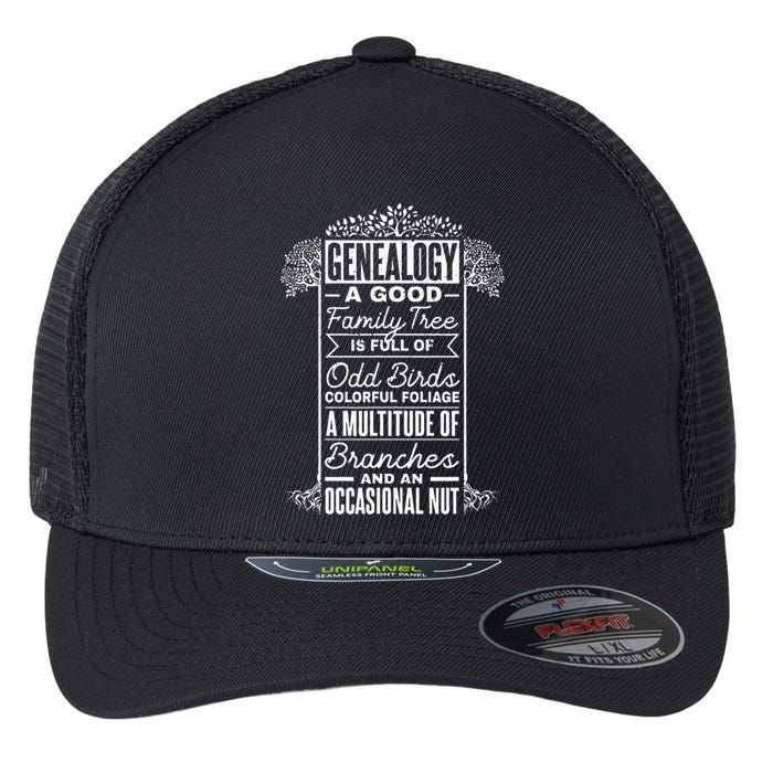 Genealogist Genealogy A Good Family Tree Family Ancestry Flexfit Unipanel Trucker Cap