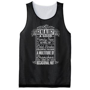 Genealogist Genealogy A Good Family Tree Family Ancestry Mesh Reversible Basketball Jersey Tank