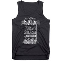 Genealogist Genealogy A Good Family Tree Family Ancestry Tank Top