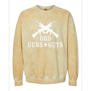 God Guns And Guts Colorblast Crewneck Sweatshirt