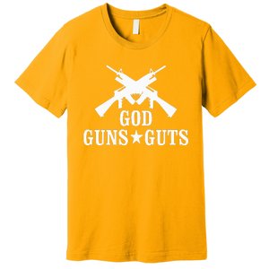 God Guns And Guts Premium T-Shirt