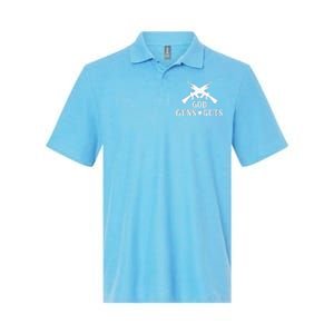 God Guns And Guts Softstyle Adult Sport Polo