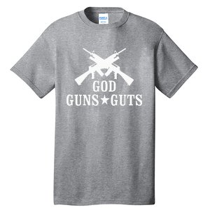 God Guns And Guts Tall T-Shirt