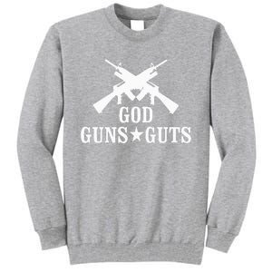 God Guns And Guts Tall Sweatshirt