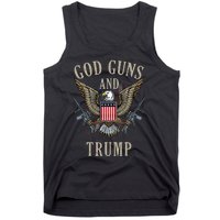 God Guns And Trump 2nd Adt Flag Ar15 American Flag Tank Top