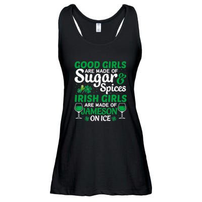 Good Girls Are Made Of Sugar And Spices Irish Girls Are MadeSt Patrick Day Ladies Essential Flowy Tank