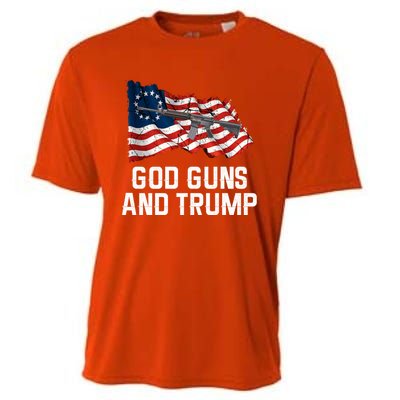 God Guns And Trump Gift 2nd Adt Trump Gift Cooling Performance Crew T-Shirt