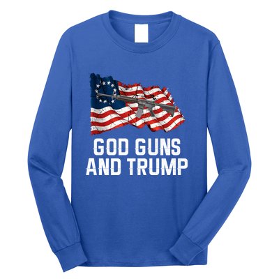 God Guns And Trump Gift 2nd Adt Trump Gift Long Sleeve Shirt