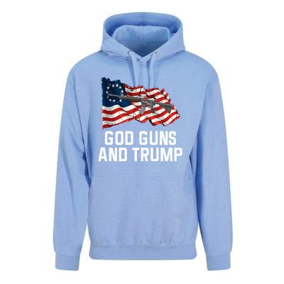 God Guns And Trump Gift 2nd Adt Trump Gift Unisex Surf Hoodie