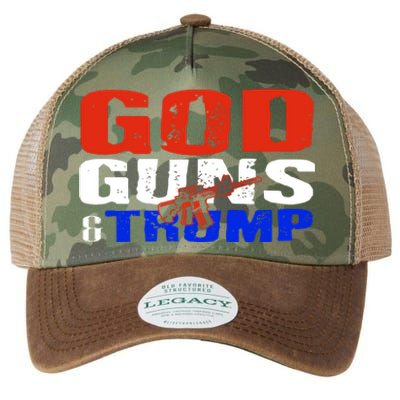 God Guns And Trump 2nd Adt Trump Supporters Meaningful Gift Legacy Tie Dye Trucker Hat