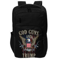 God Guns And Trump 2nd Amendment Flag Ar15 American Flag Impact Tech Backpack