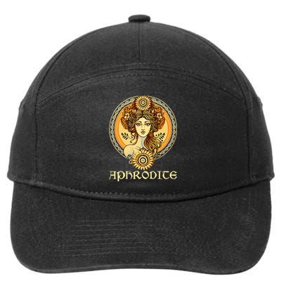 Greek Goddess Aphrodite Love And Beauty Ancient Greece 7-Panel Snapback Hat