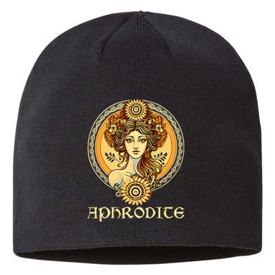 Greek Goddess Aphrodite Love And Beauty Ancient Greece Sustainable Beanie