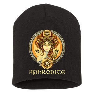 Greek Goddess Aphrodite Love And Beauty Ancient Greece Short Acrylic Beanie