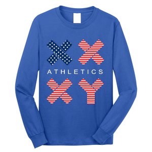 Gender Genetic American Flag Xx Xy Athletics Long Sleeve Shirt