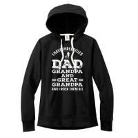 Great Grandpa Art For Dad Father Great Grandfather Women's Fleece Hoodie