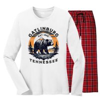 Gatlinburg Women's Long Sleeve Flannel Pajama Set 