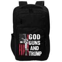God Guns And Trump 2nd Amendment Flag Ar15 American Flag Impact Tech Backpack