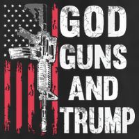 God Guns And Trump 2nd Amendment Flag Ar15 American Flag 11oz C Handle Ceramic Mug
