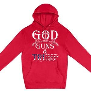 God Guns And Trump Shirt 2nd Amendment Premium Pullover Hoodie