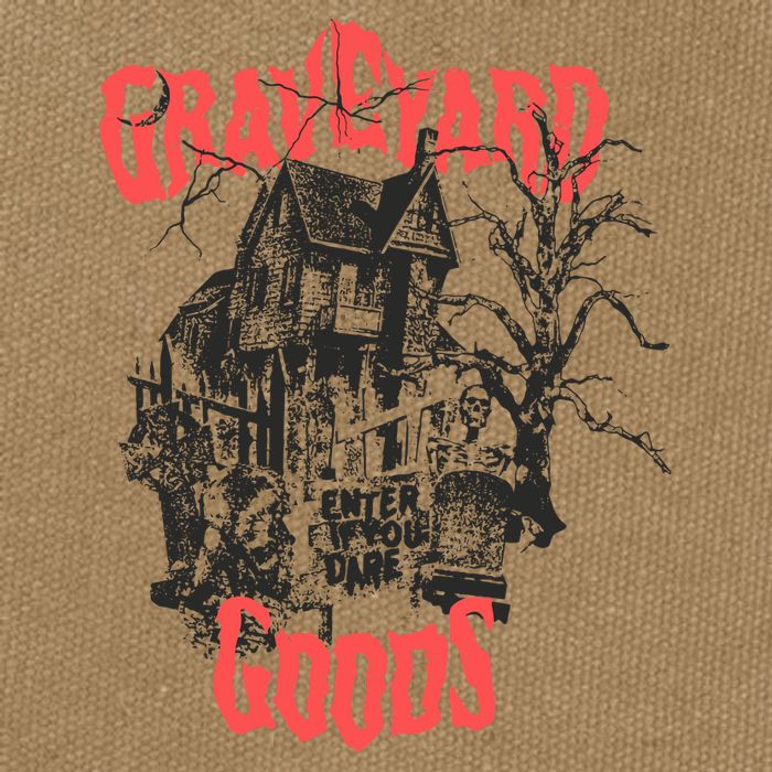 Graveyard Goods A Dark Damp House Cotton Canvas Backpack