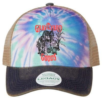 Graveyard Goods A Dark Damp House Legacy Tie Dye Trucker Hat