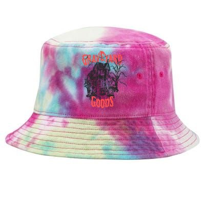 Graveyard Goods A Dark Damp House Tie-Dyed Bucket Hat