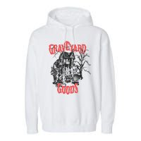 Graveyard Goods A Dark Damp House Garment-Dyed Fleece Hoodie