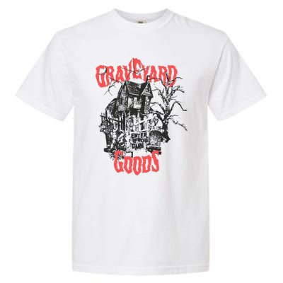 Graveyard Goods A Dark Damp House Garment-Dyed Heavyweight T-Shirt