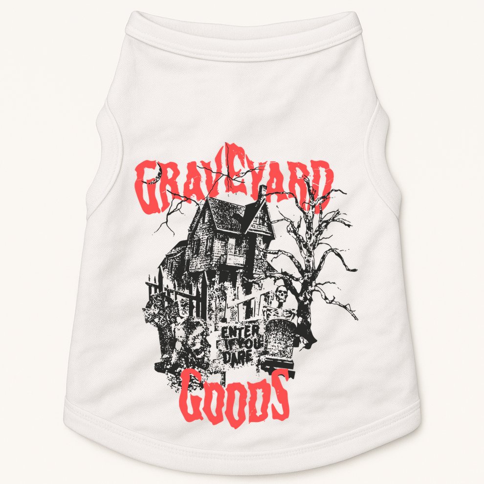 Graveyard Goods A Dark Damp House Doggie Tank