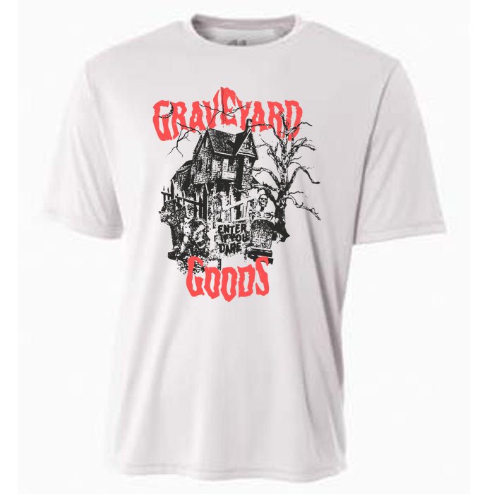 Graveyard Goods A Dark Damp House Cooling Performance Crew T-Shirt