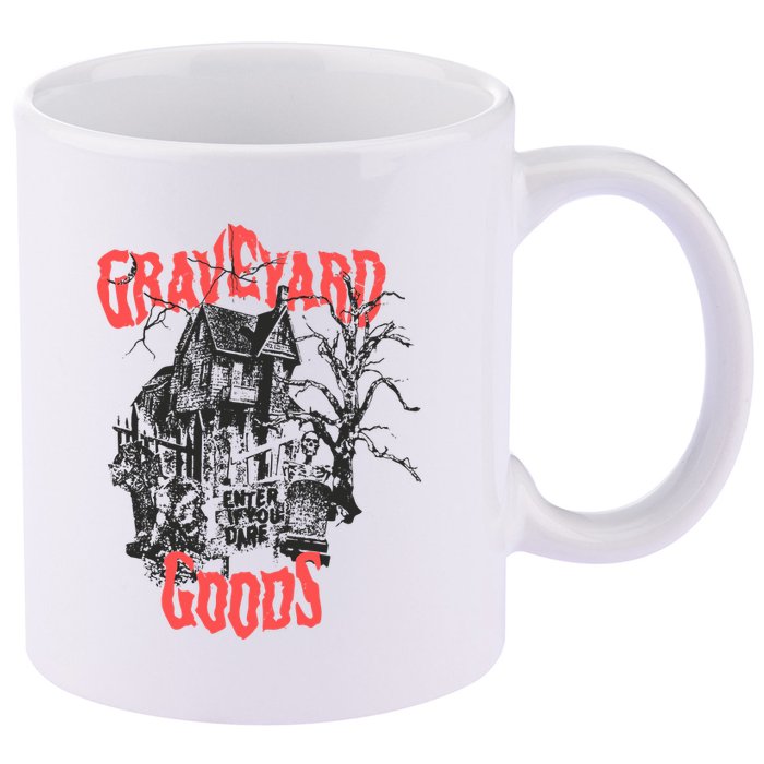 Graveyard Goods A Dark Damp House 11oz C Handle Ceramic Mug
